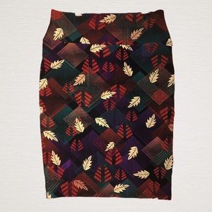 LuLaRoe Cassie Fall Autumn Pencil Skirt NEW SZ S!